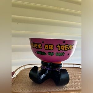 Trick or Treat Smell My Feet Halloween Candy Bowl Working Motion Activated